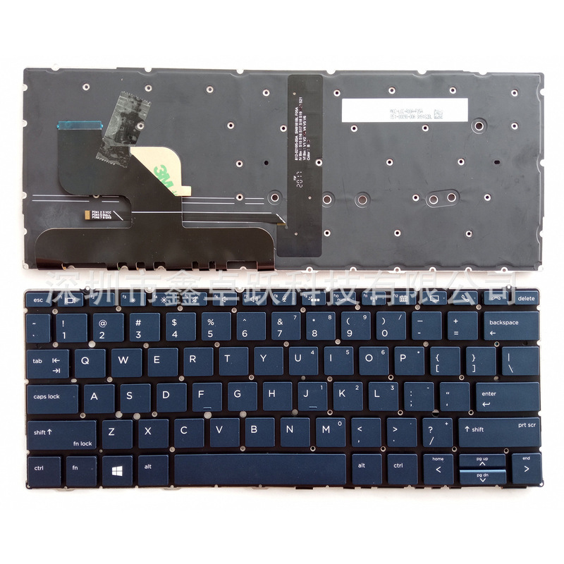 US applicable to HP Dragonfly G2 ELITE Dragonfly G2 keyboard blue backlight