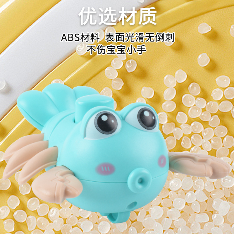 Niños presionando deslizamiento camarón inercia de dibujos animados animales bebé arrastrando juguetes inteligentes carro al por mayor