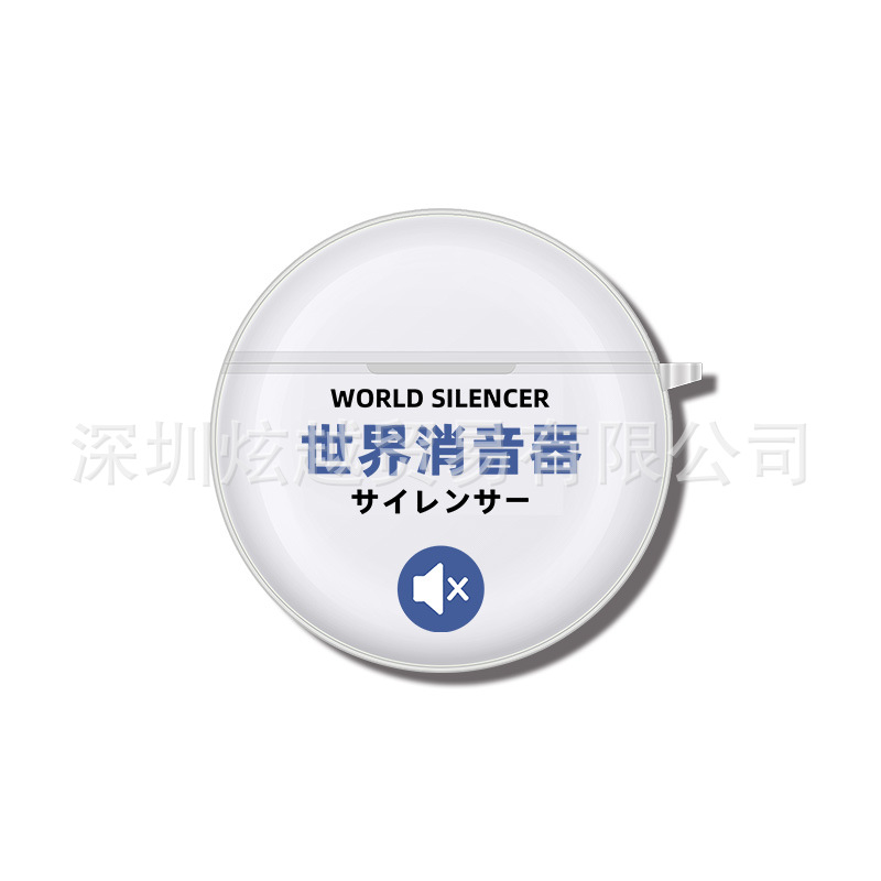 Adecuado para Lenovo HT38 funda protectora auricular Bluetooth caso PRO6 transparente suave caso airposs6 patrón de impresión en color