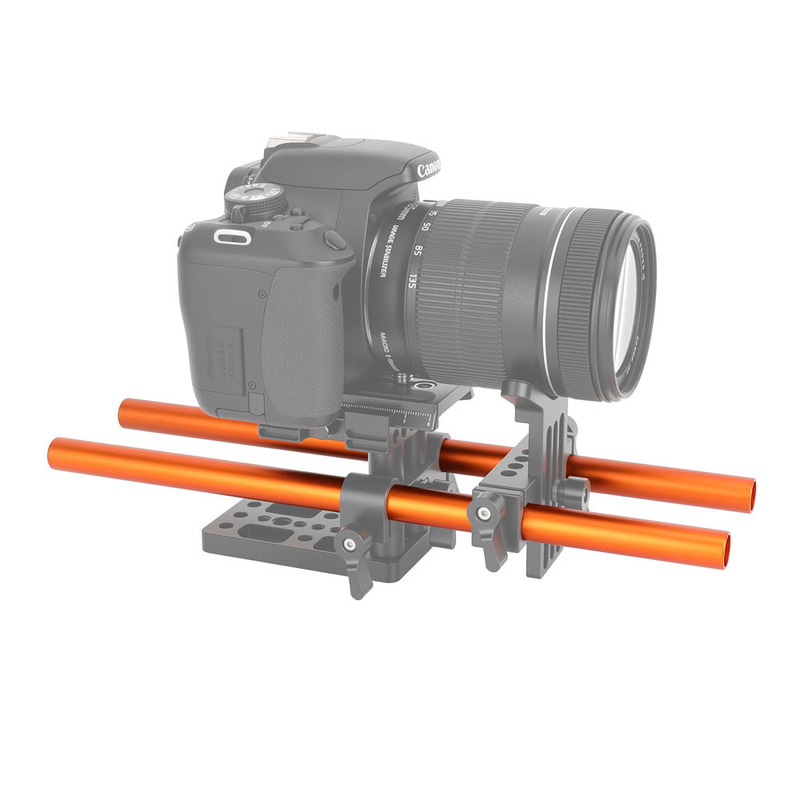Hdrig Orange 15mm Aluminum Tube 30cm Long Camera Guide Rod with M12 Thread for Photography Equipment Pair 3893 Hdrig Orange 15mm Aluminum Tube 30cm Long Camera Guide Rod with M12 Thread for Photography Equipment Pair 3893