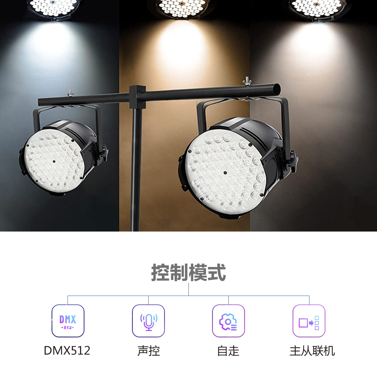 大普54颗2w面光灯舞台灯光cob观众灯婚庆酒吧演出直播补光投光灯-阿里巴巴