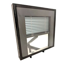 厂家批发中空百叶玻璃 内置铝百叶玻璃 单双边磁控百叶钢化玻璃