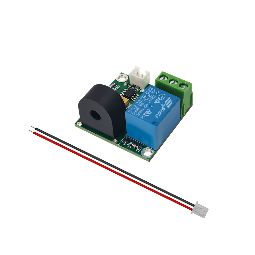 5V12V24V 0-5A交流电流检测传感器模块 0-5A开关量输出传感器模块