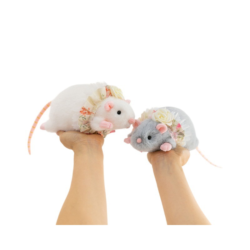 Juguetes de peluche de flores transfronterizas al por mayor flujo encantador nuevo muñeca de ocho pulgadas muñecas de peluche