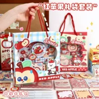Apple, stationery for elementary school students, set, Birthday gift