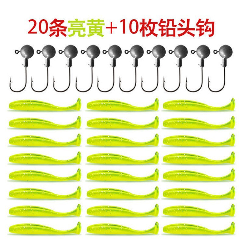 Floating Paddle Tail lures soft baits bass trout Fresh Water Fishing Lure