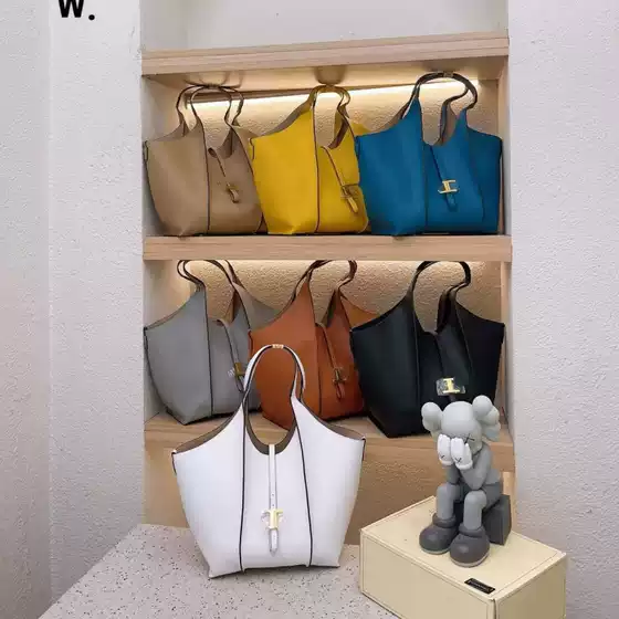 Tods Tote Bag Women's Basket Bag Large Wings Hobo Bucket Bag超大容量 Shoulder Handbag
