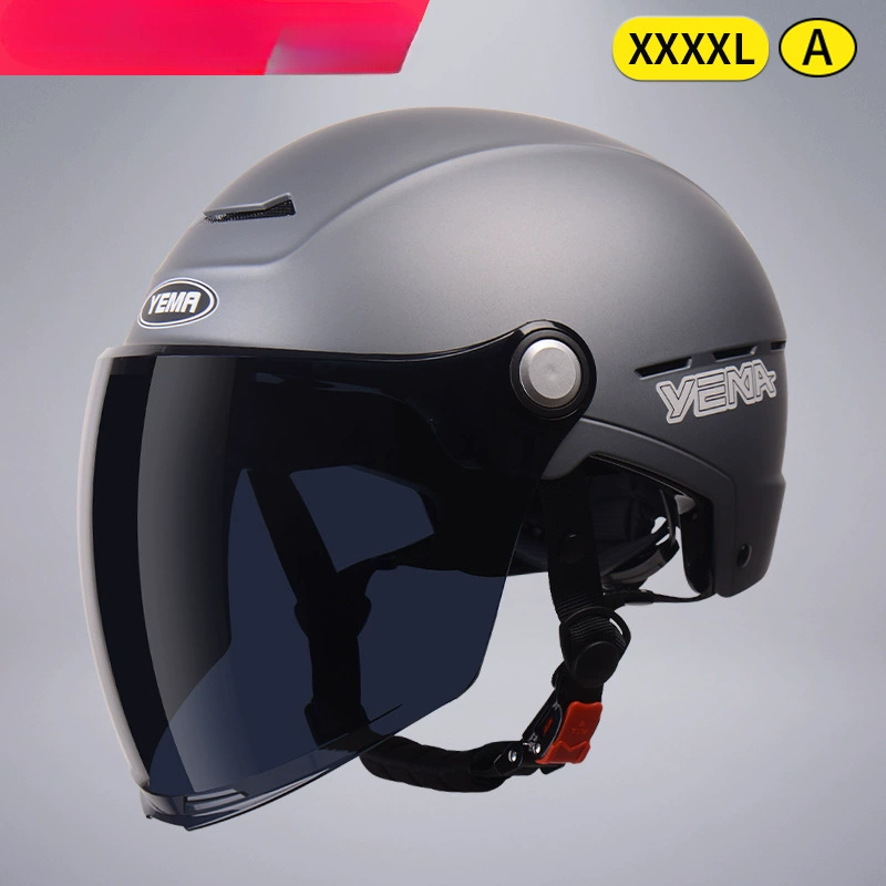 Подходит для сертифицированного национального стандарта 3C, 4XL, шлем для электромобиля, мужская шляпа больших размеров, летняя защита от солнца, мотоциклетная половина