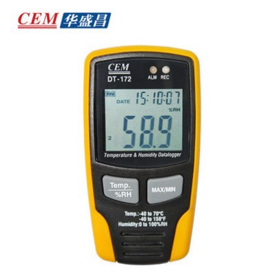 促销CEM DT-172温湿度记录器 数据记录仪 温度长期监测仪器
