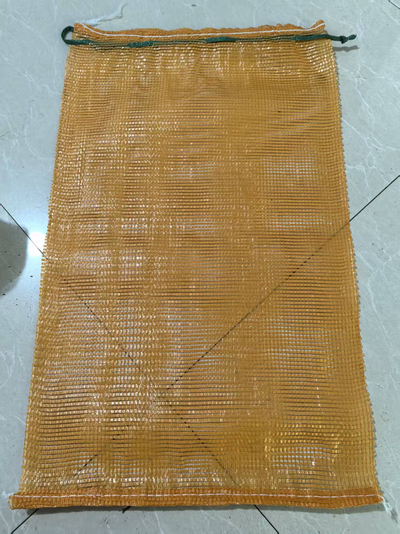 Bolsa de malla verde grande cifrado verduras frutas bolsas de malla abertura de paquete cifrado gran maíz bolsas de malla