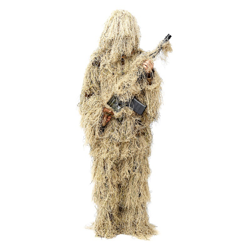 Ropa de camuflaje multi-escenario de Amazon para observación de aves, disfraz para exteriores, traje de camuflaje para entrenamiento de campo, ropa de camuflaje de lana y seda para adultos