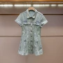 深圳夏季短袖法式连衣裙