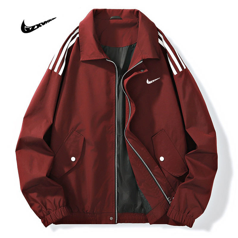 2025 New Spring and Autumn Jacket for Men, Fashionable Casual Lapel Jacket with Cuffed Sleeves, Chinese Trendy Style, American Style Jacket, Trendy Brand