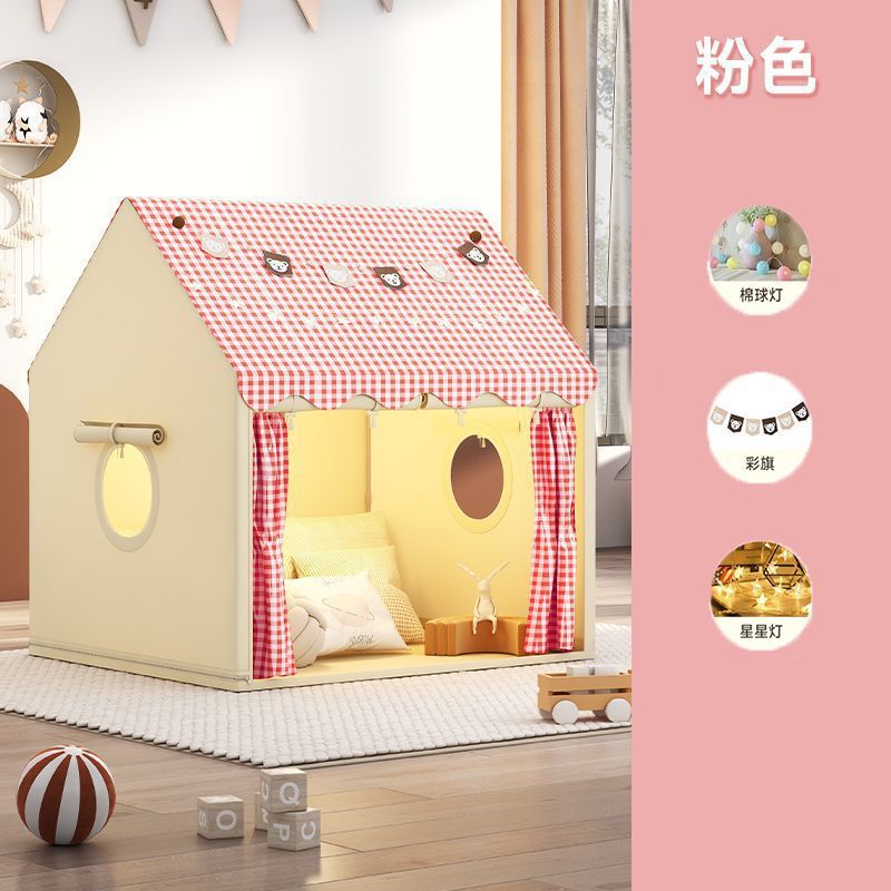 Tiendas de campaña para niños en interiores Niñas Niños Castillo Casa pequeña Casa de juguetes Princesa Fantástica Juegos de cama Base secreta