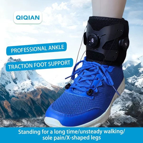 Orthotic Foot Support for Correction of Foot Drop and Inward Turning