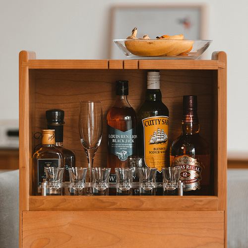 Wooden Small Bookshelf/Simple Multifunctional Corner Cabinet/Storage Cabinet/Nordic Storage Cabinet for MuLin/Fangtang Magazine Cabinet