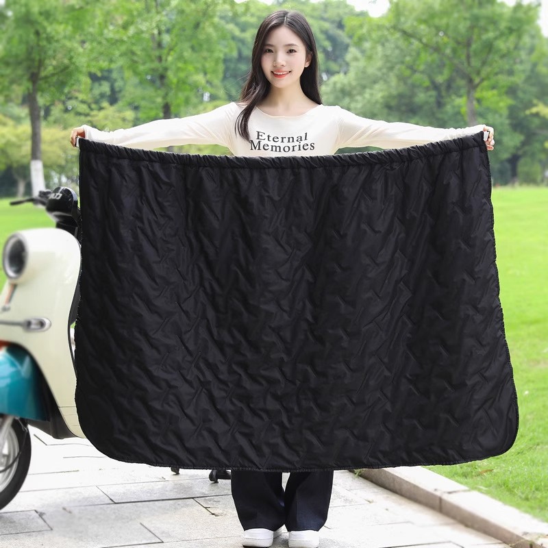 Suitable for Electric Vehicle Windproof Quilt Autumn and Winter New Half-Body Warm Knee Pads Waterproof Thickeneded Velvet Windproof Skirt for Men and Women