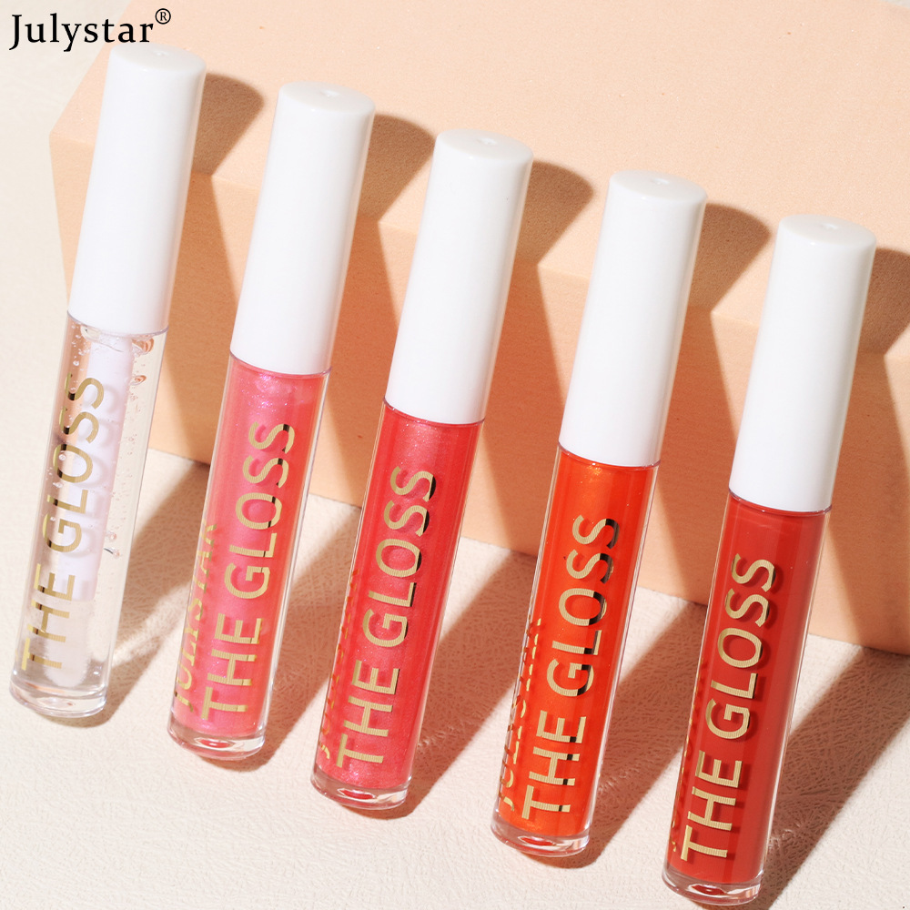 Cross-border makeup long-lasting moisturizing transparent nourishing lip gloss, European and American water light mirror brightening lip gloss and lip oil wholesale for export undefined