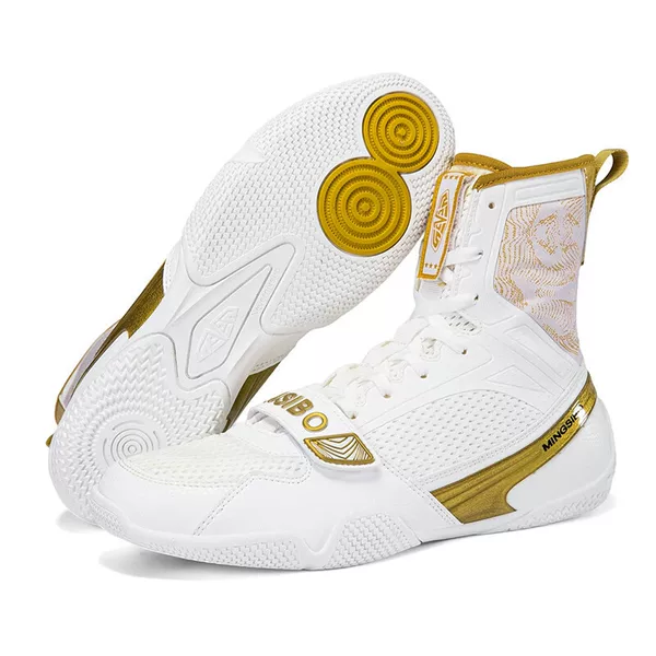 Mingsibo boxing shoes for men and women, sports fighting training shoes, wrestling shoes, youth training mesh shoes, adult squat fighting shoes, large size