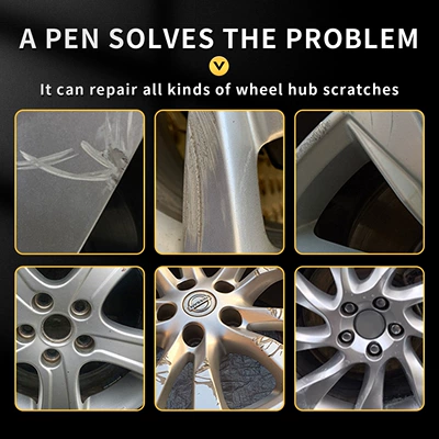 Steel Rim Silver Spray Paint Repair: Avtomobil boya qələmləri