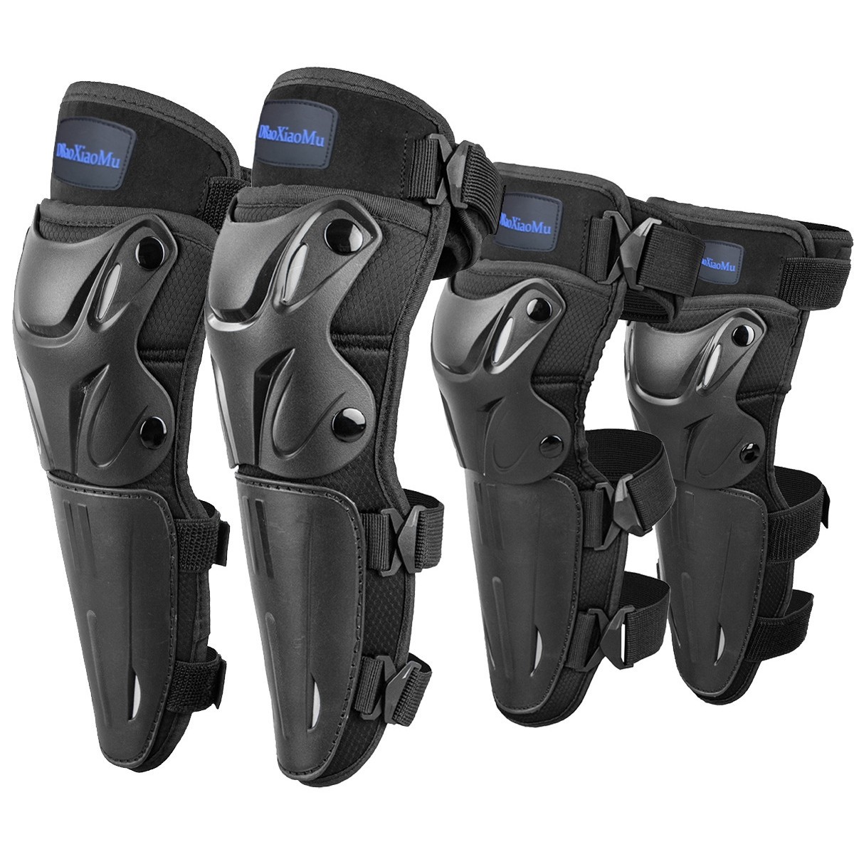 Motocicleta rodilla protector codo conjunto de cuatro piezas jinete de montaña equipo anticorrida a prueba de viento cuatro estaciones calentamiento CE