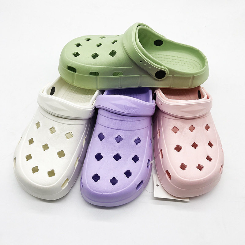 Foreign trade new summer hole shoes thick bottom garden shoes women's casual fashion beach shoes factory Foreign trade new summer hole shoes thick bottom garden shoes women's casual fashion beach shoes factory