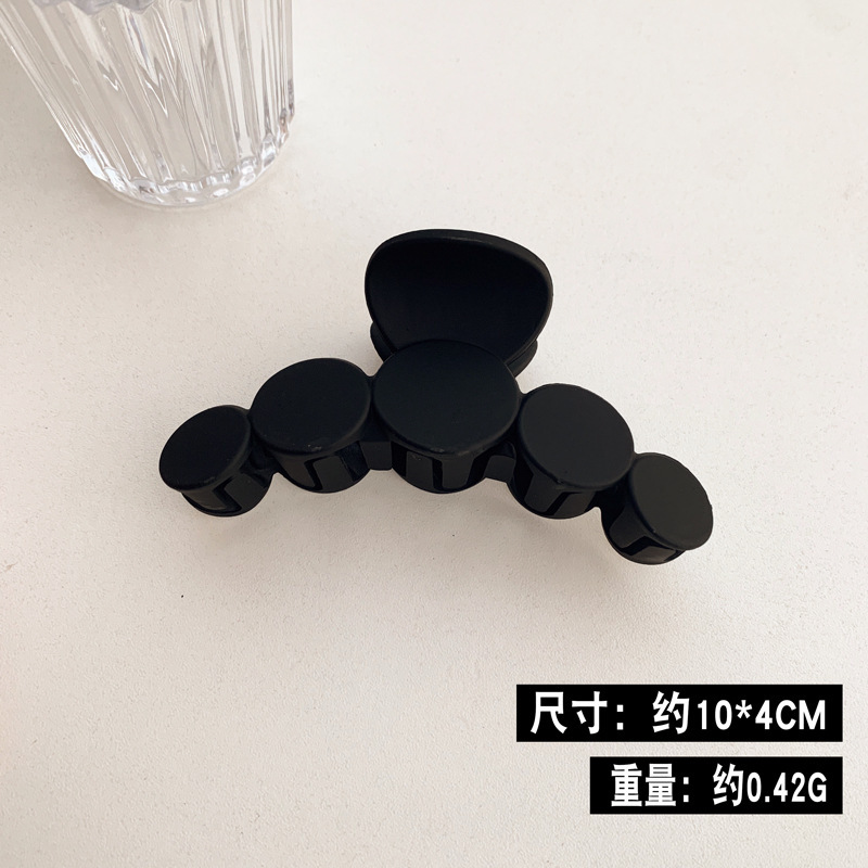 Clip de pelo negro alta Cola de Caballo fijo artefacto horquilla estilo coreano Cabeza trasera horquilla clip de tiburón clip de tamaño pequeño al por mayor