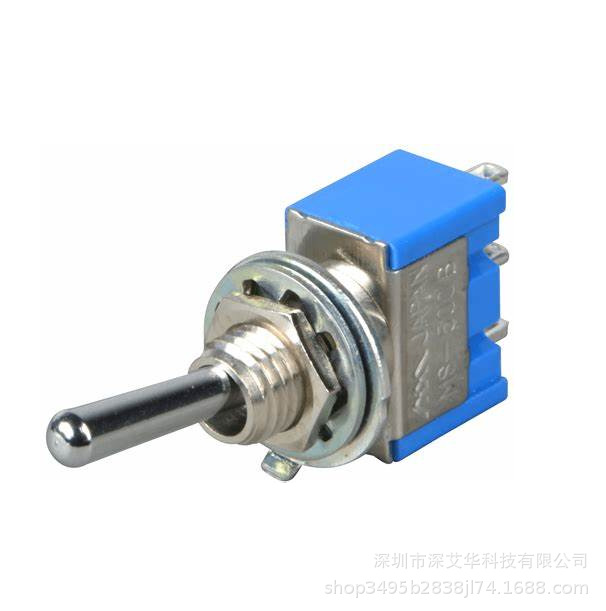 MS-500F-B-RI MIYAMA/日本三山钮子开关 2极双掷ON ON DPDT-6P 6A