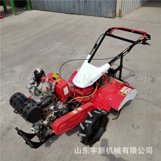 汽油四驱微耕机果园旋耕松土机 一机多用锄草施肥机