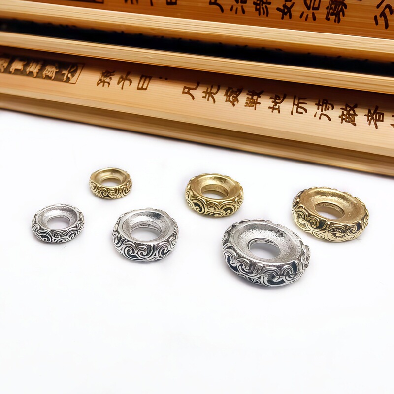 Retro Auspicious Cloud Spacer Beads DIY Buddhist Beads Loose Bead Bracelet Necklace Handmade Jewelry Accessories Wholesale Retro Auspicious Cloud Spacer Beads DIY Buddhist Beads Loose Bead Bracelet Necklace Handmade Jewelry Accessories Wholesale