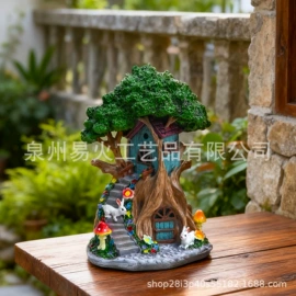 树脂工艺品;庭院灯;陶瓷工艺品