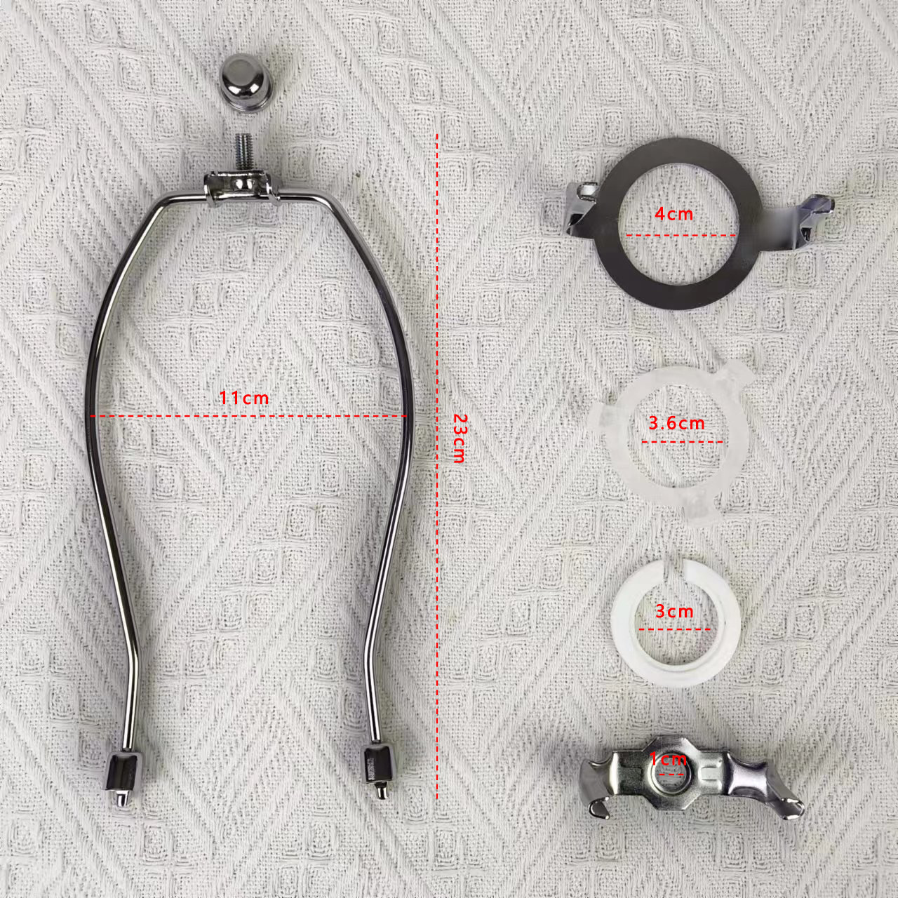 8 pulgadas cuerno de plata rack