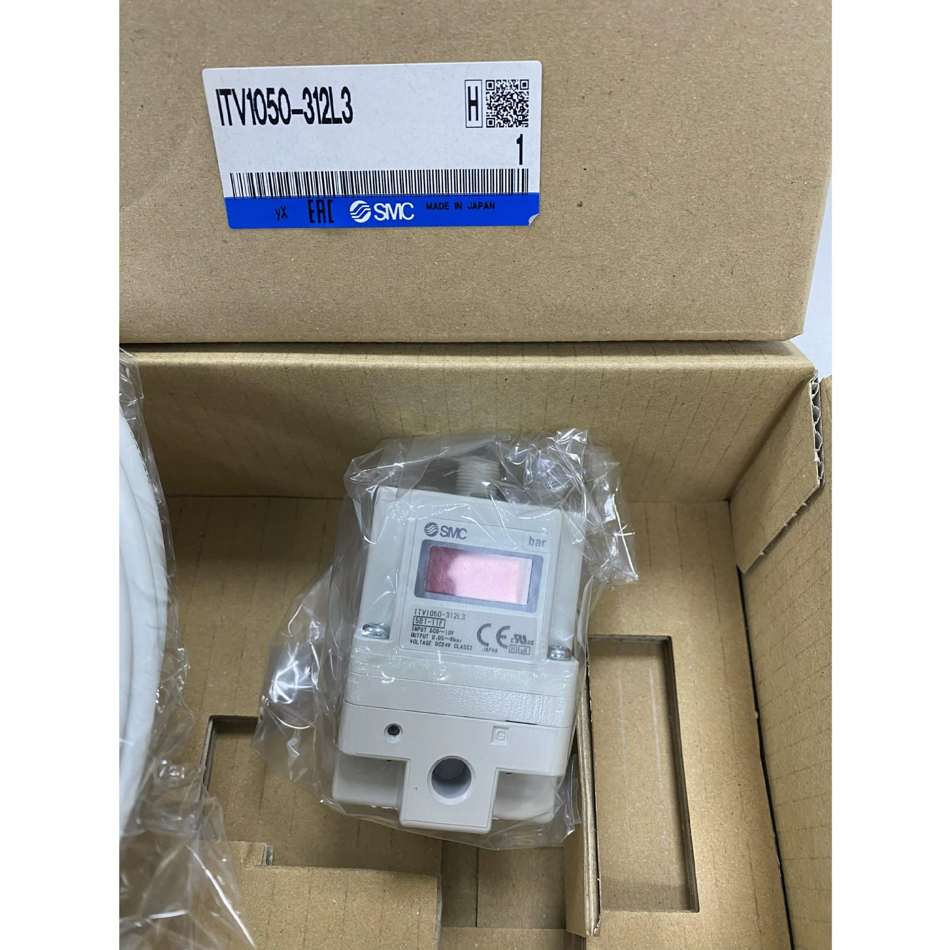 Япония Электрический пропорциональный клапан SMC ITV1050-312CL3 с кабелем [Nakakazi] Офис Центрального региона.