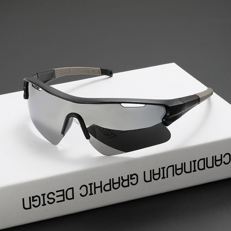 Gafas de Sol para Correr y Ciclismo de TR90, A Prueba de Viento, Protección UV
