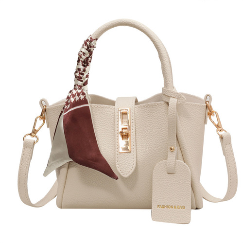 Niche design handbag  new fashion retro wing bag western style silk scarf decorated shoulder crossbody bag