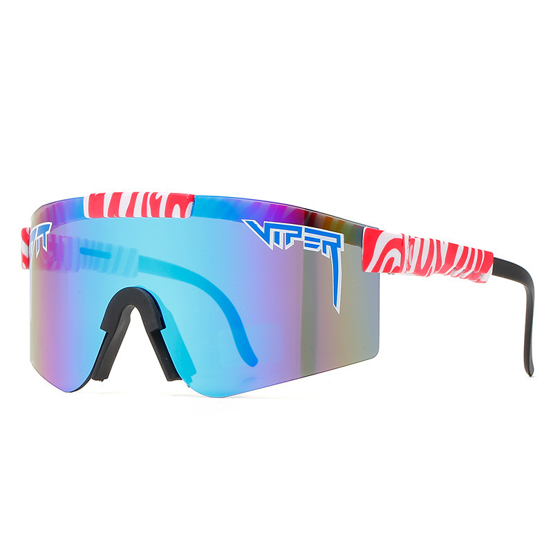 pit viper color film sunglasses road riding glasses men and women outdoor sports adjustable windproof sunglasses