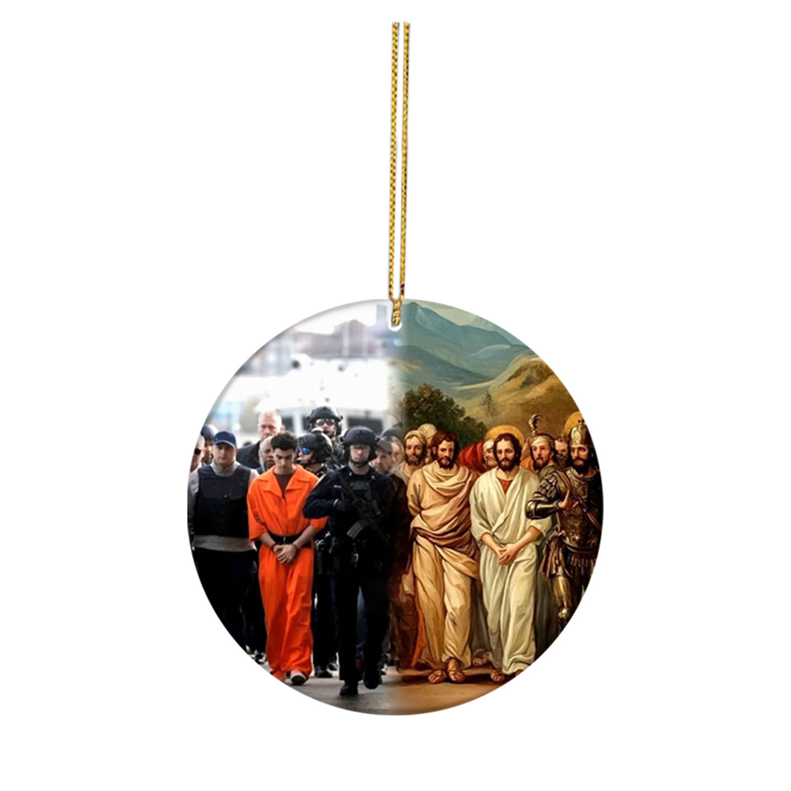 Transfronteriza nueva decoración de Navidad de dibujos animados lindo pato adornos de coche de Navidad adornos de árbol de Navidad decoraciones para el hogar