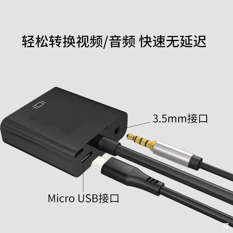 Кабель HDMI в VGA с аудио и питанием, конвертер для ТВ и компьютера, адаптер HDMI–VGA с кабелем