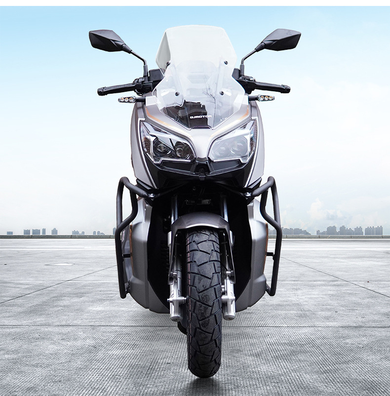 Suitable for Qianjiang Hong 250Adv Bumper Anti-Fall and Anti-Collision Scooter Bumper Front and Rear Fully Surrounded Protective Bar Modification