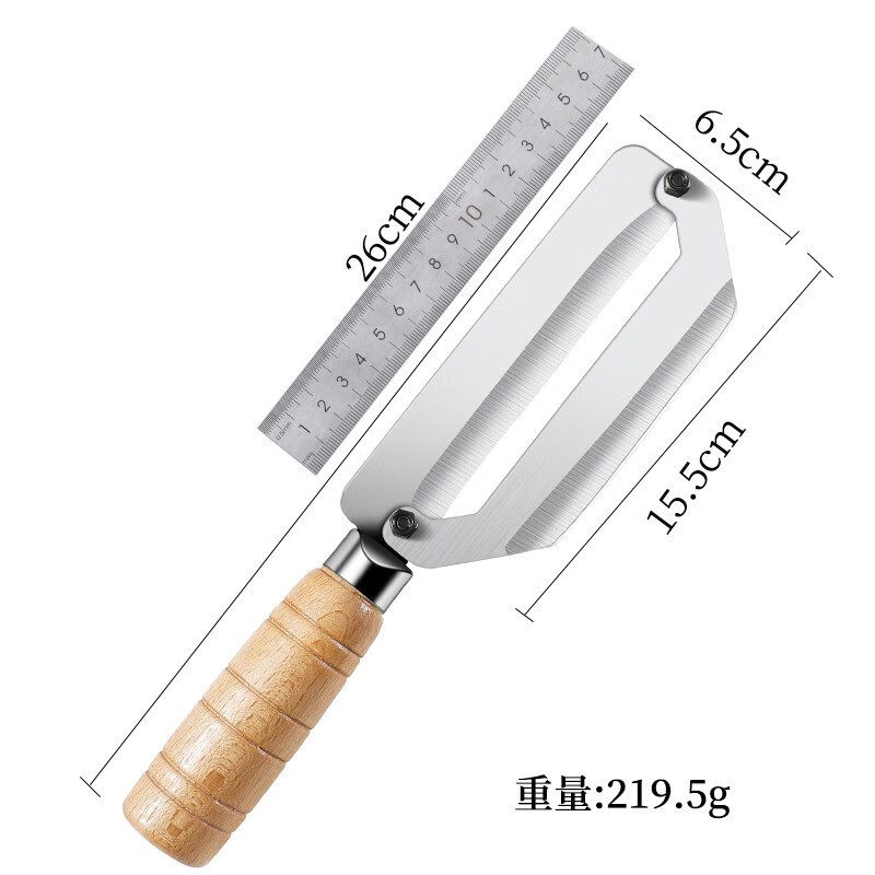 Cuchillo de peeling comercial de estilo antiguo de acero inoxidable de caña de azúcar cuchillo de piña cuchillo de piel de caña de azúcar cuchillo de afeitar otros pueden