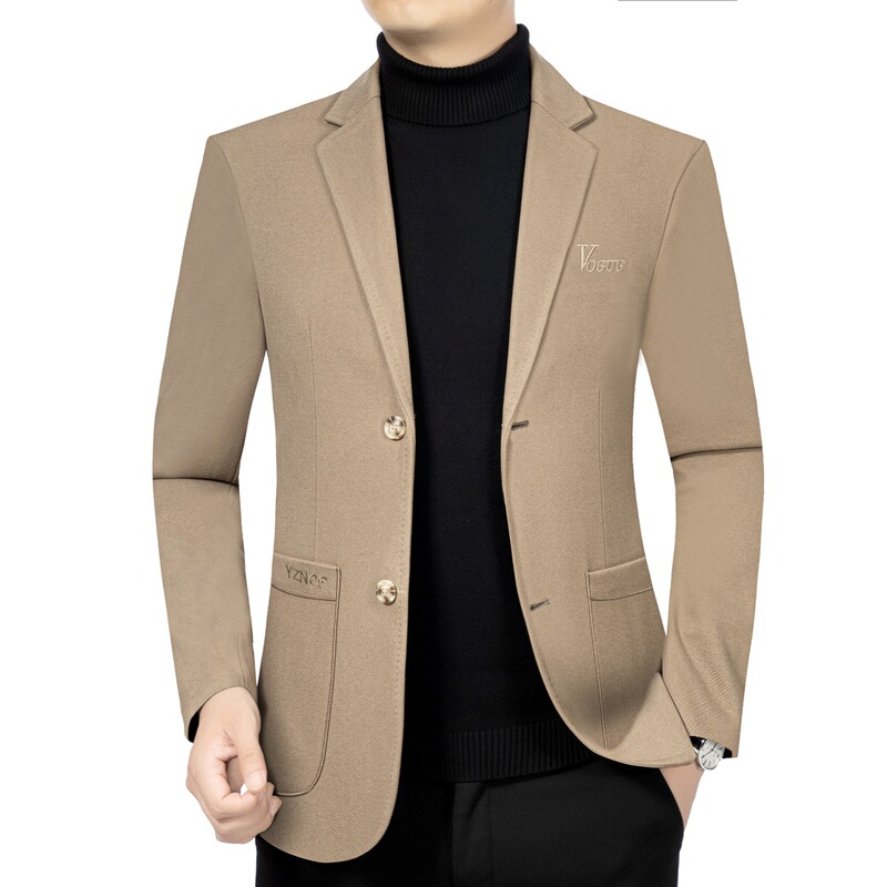 Spring and Autumn new men's jacket thin suit young and middle-aged men's casual suit slim jacket casual wear single West Spring and Autumn new men's jacket thin suit young and middle-aged men's casual suit slim jacket casual wear single West