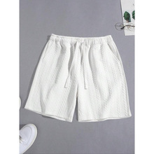 D 27113 Drawstring Slit Men Shorts ����������ʿ�̿�羳