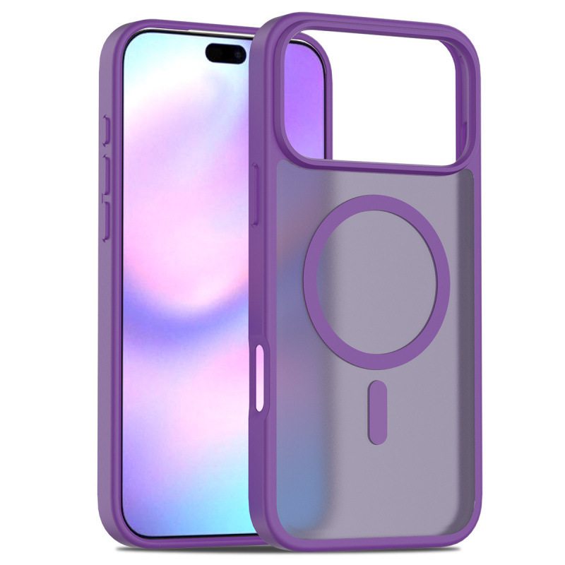 工厂适用iphone17手机壳磁吸磨砂肤感二合一e苹果16promax保护套|undefined