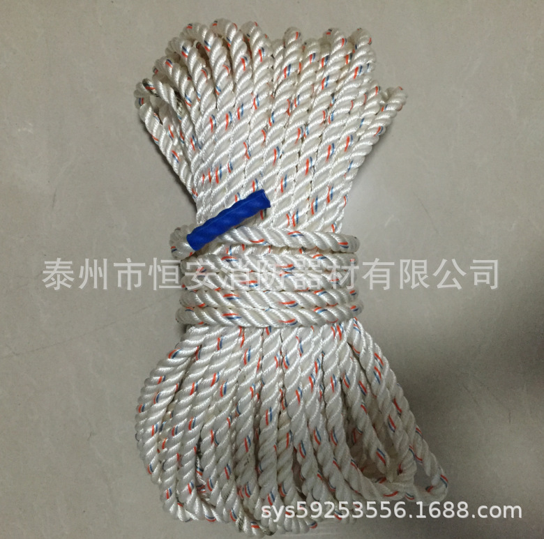 训练救助用消防螺旋救助绳通用安全绳轻型安全绳GA494-2004