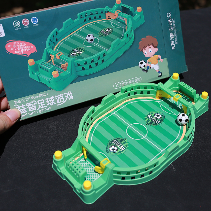 新款益智双人足球游戏机弹射小足球桌面游戏儿童益智亲子互动玩具