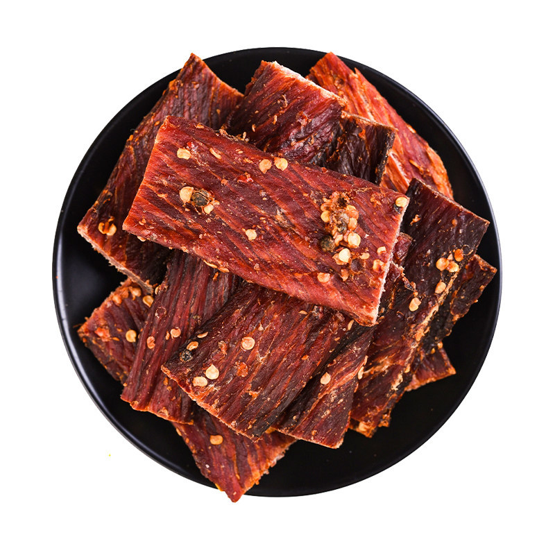 四川猪肉干风干手撕肉干青花椒味麻辣五香辣超干肉干条猪肉脯零食