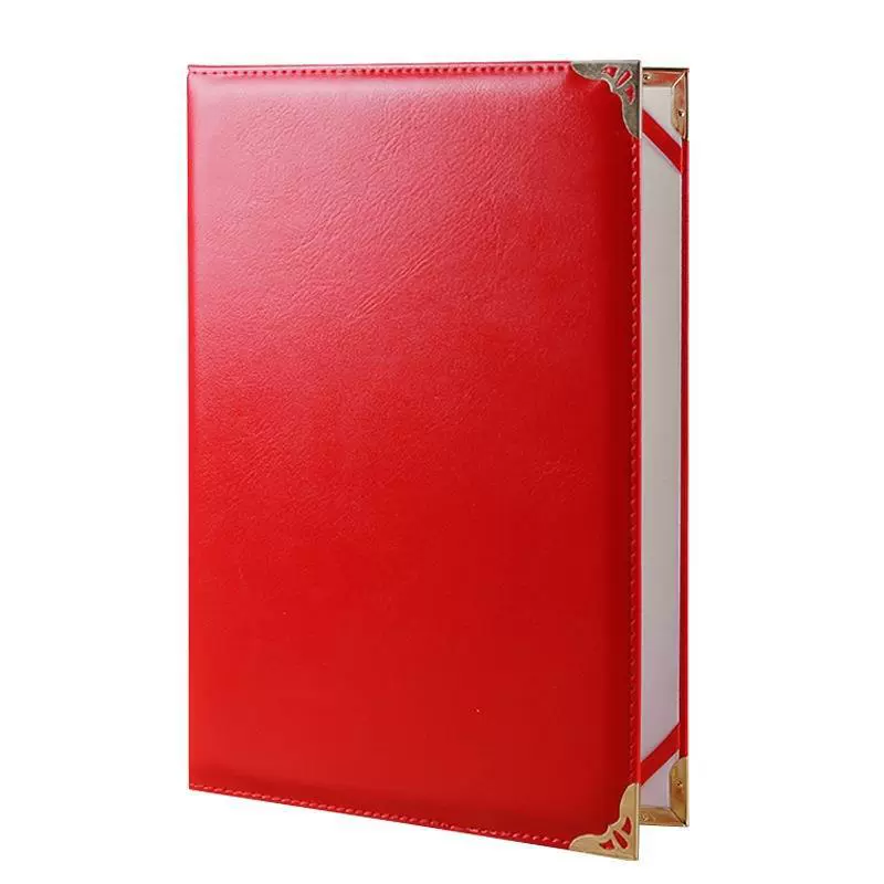 Файл-отчёт Velvete Speech Folder File File Stop Business Leather Face A3A4 Blank Certificate Signing Ceremony Book