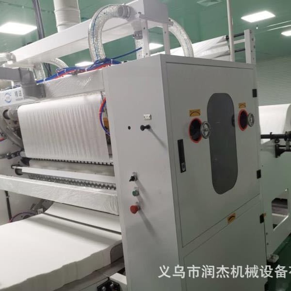 推荐全自动无纺布棉柔巾抽取式折叠机悬挂式底部抽机生产线厂家