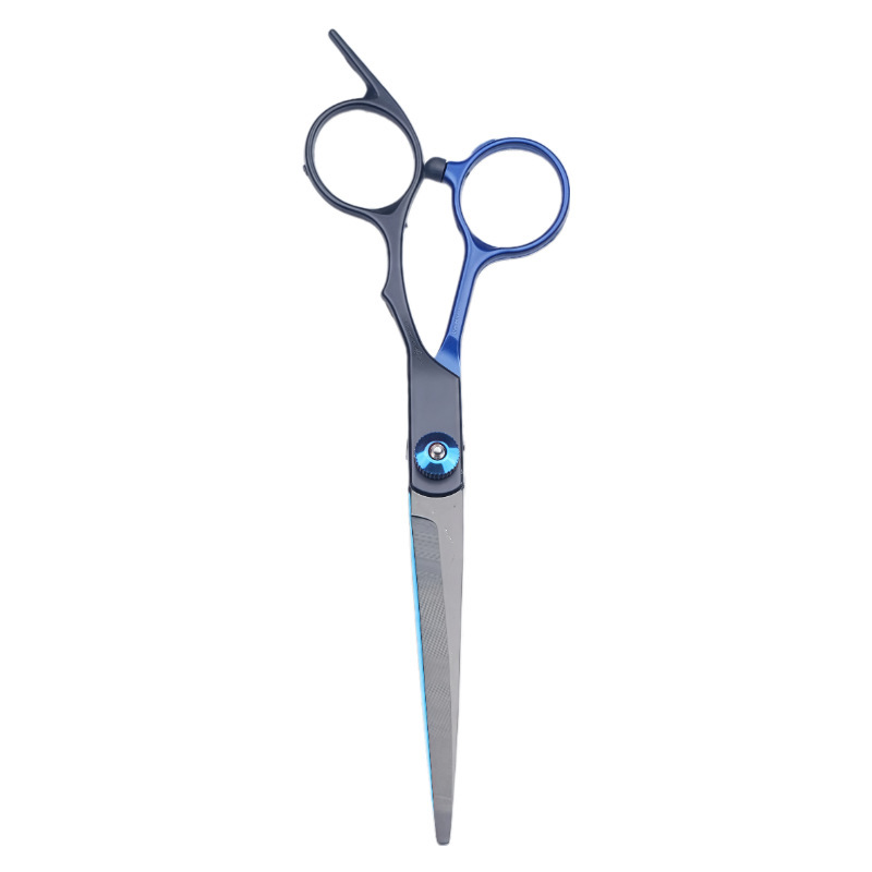 Ciseaux de coiffure professionnels best-sellers, noirs et bleus, outil de coupe de cheveux à domicile_voghion.com