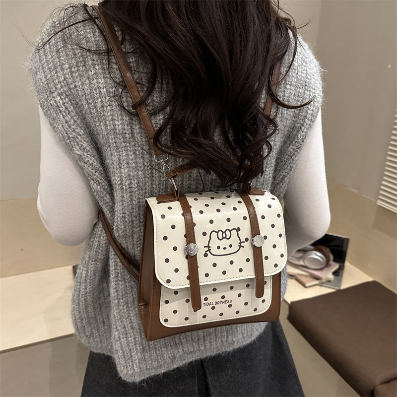 College Style Women's Backpack, New Fashion Mini Backpack, Versatile and Cute Handbag, Can Be Worn as a Crossbody Bag, Women's Bag Wholesale College Style Women's Backpack, New Fashion Mini Backpack, Versatile and Cute Handbag, Can Be Worn as a Crossbody Bag, Women's Bag Wholesale